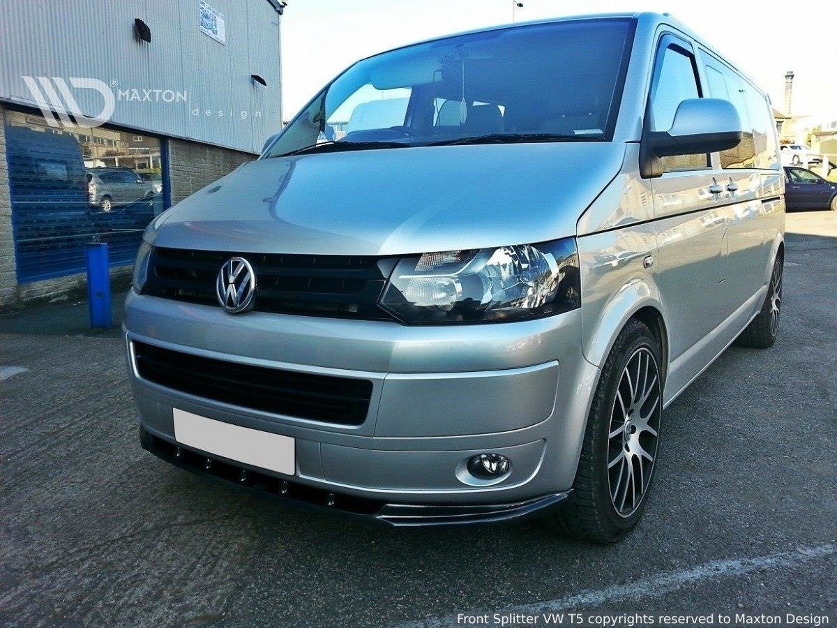Front Ansatz für VW T5 Facelift schwarz Hochglanz