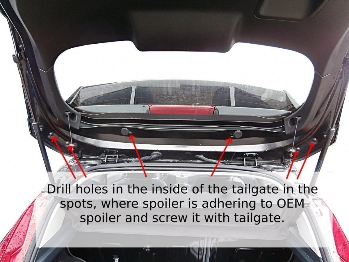 Dachspoiler (RS Look) Ford Fiesta Mk7 / Mk7 FL
