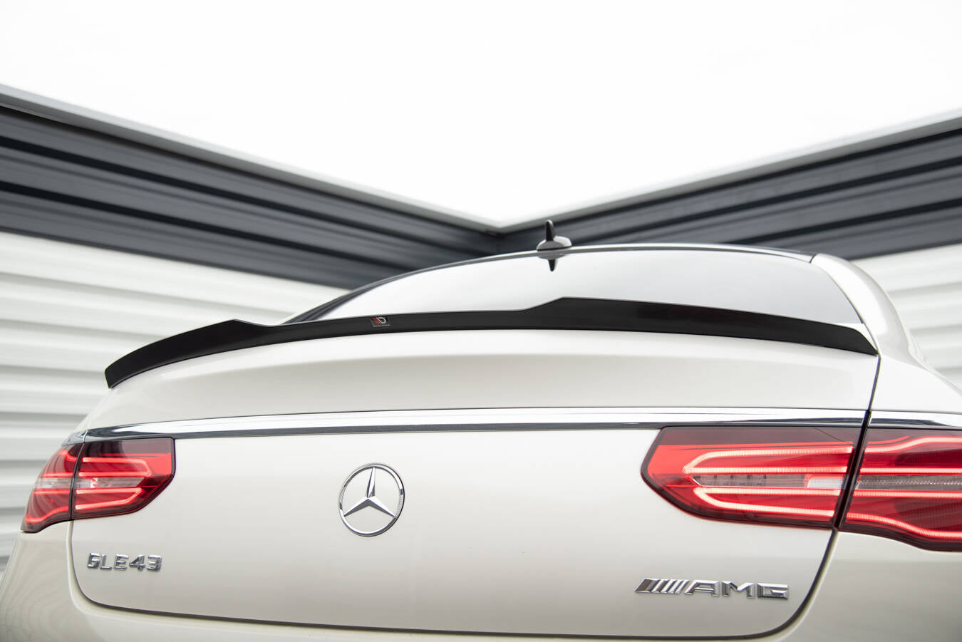 Spoiler CAP für Mercedes-Benz GLE Coupe 43 AMG / AMG-Line C292 schwarz Hochglanz
