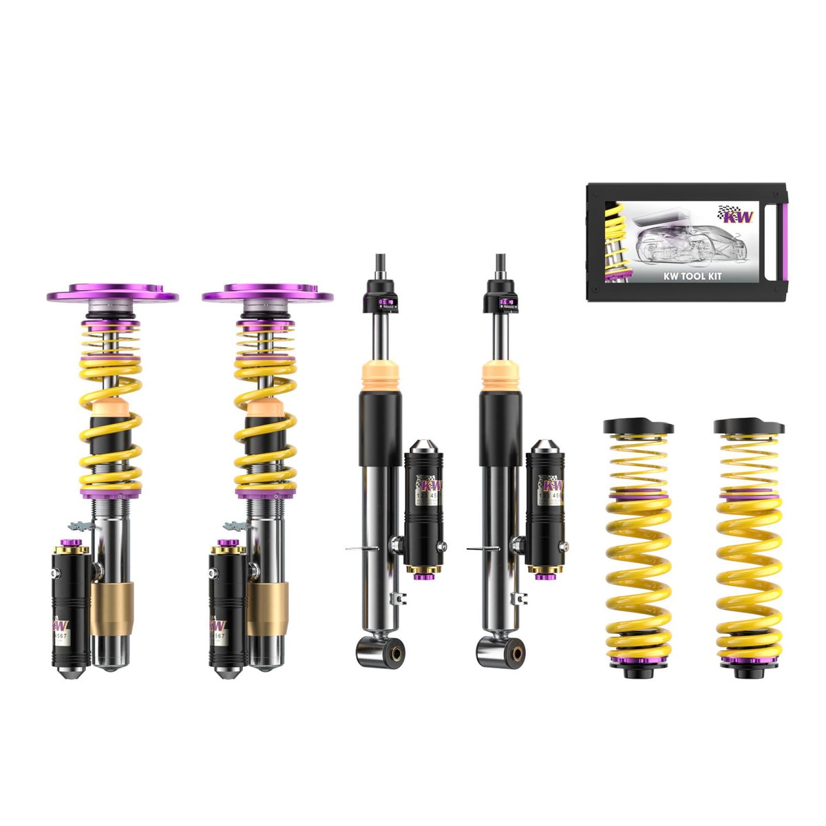 KW Gewindefahrwerk INOX V4 Clubsport A3 8V / Leon 5F / Golf VII Ø55mm - gepfeffert.com