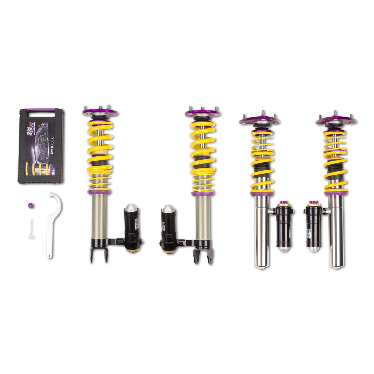 KW Gewindefahrwerk INOX V4 Clubsport 35-60mm Ø55mm 39780242 - gepfeffert.com