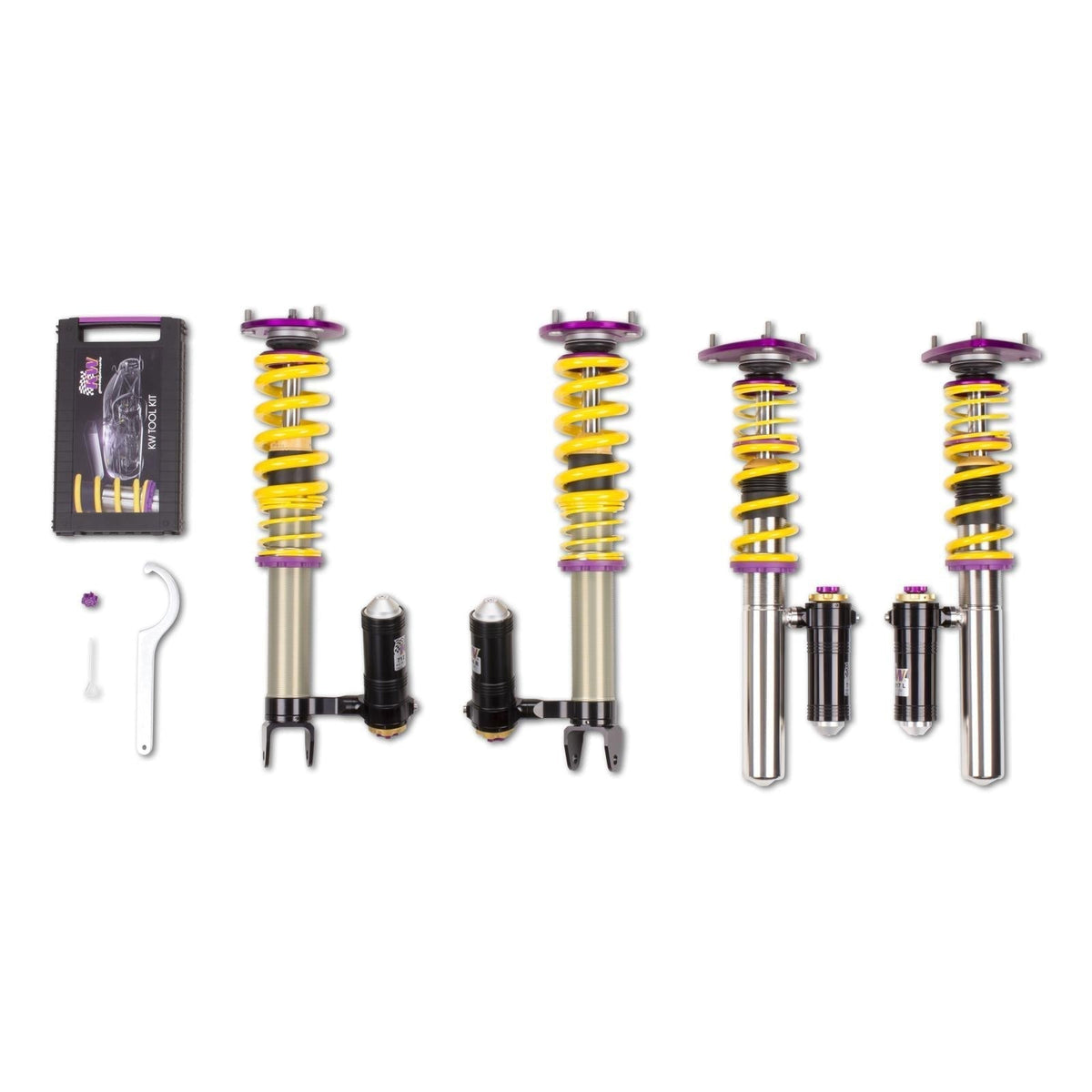 KW Gewindefahrwerk INOX V4 Clubsport BMW F22 mit/ohne Xdrive 397202AK - gepfeffert.com