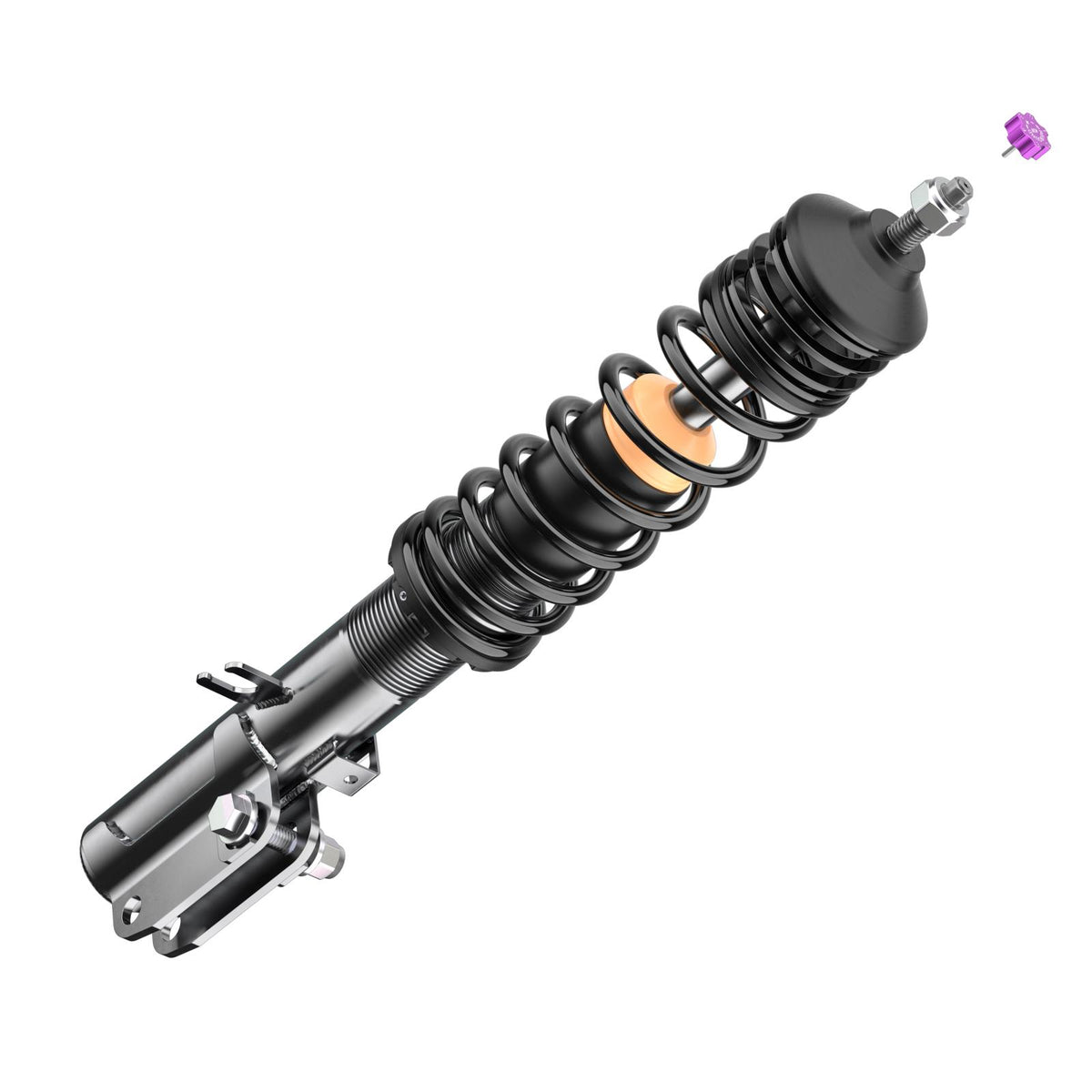 KW Gewindefahrwerk INOX V3 Classic Line Golf II / Jetta II 45-85mm 35280002-B - gepfeffert.com