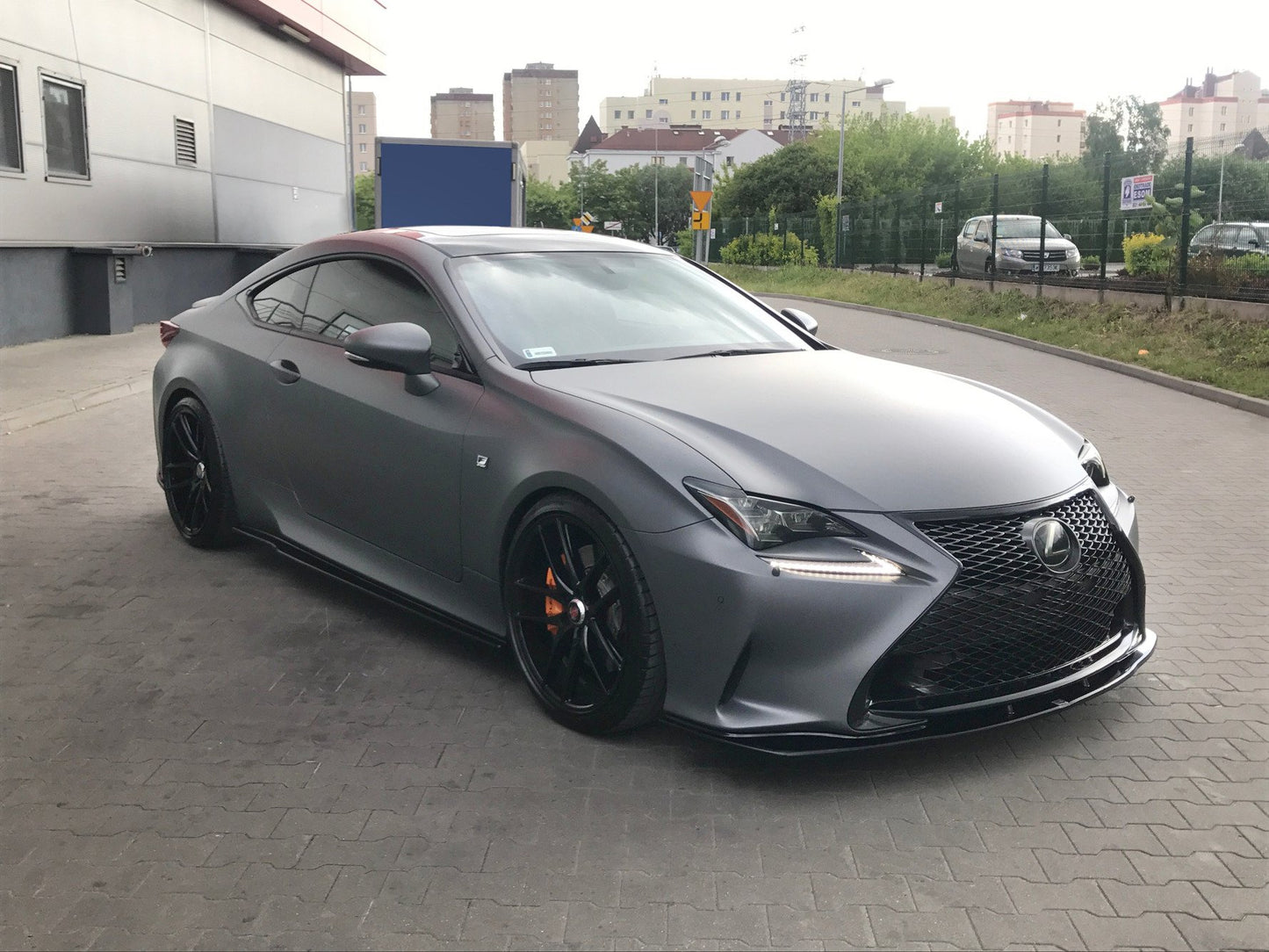 Seitenschweller Ansatz für Lexus Rc Carbon Look