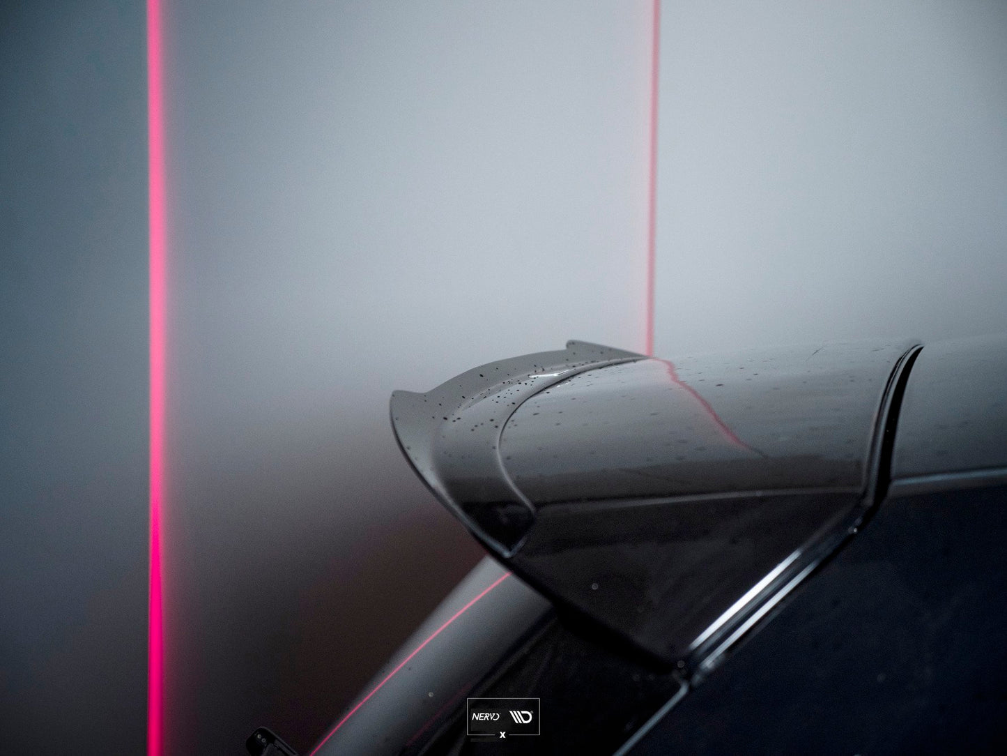 Spoiler CAP für BMW 1er E81/ E87 FACELIFT (AERO SPOILER) schwarz Hochglanz