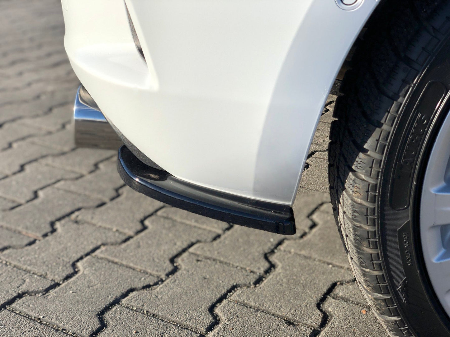 Heck Ansatz Flaps Diffusor für OPEL ASTRA K OPC-LINE schwarz Hochglanz