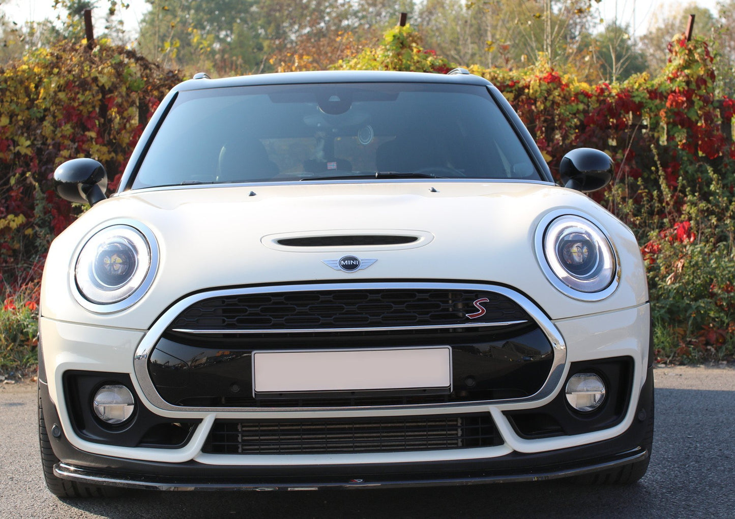 Front Ansatz V.1 für MINI CLUBMAN S MK2 (F54) JCW schwarz Hochglanz