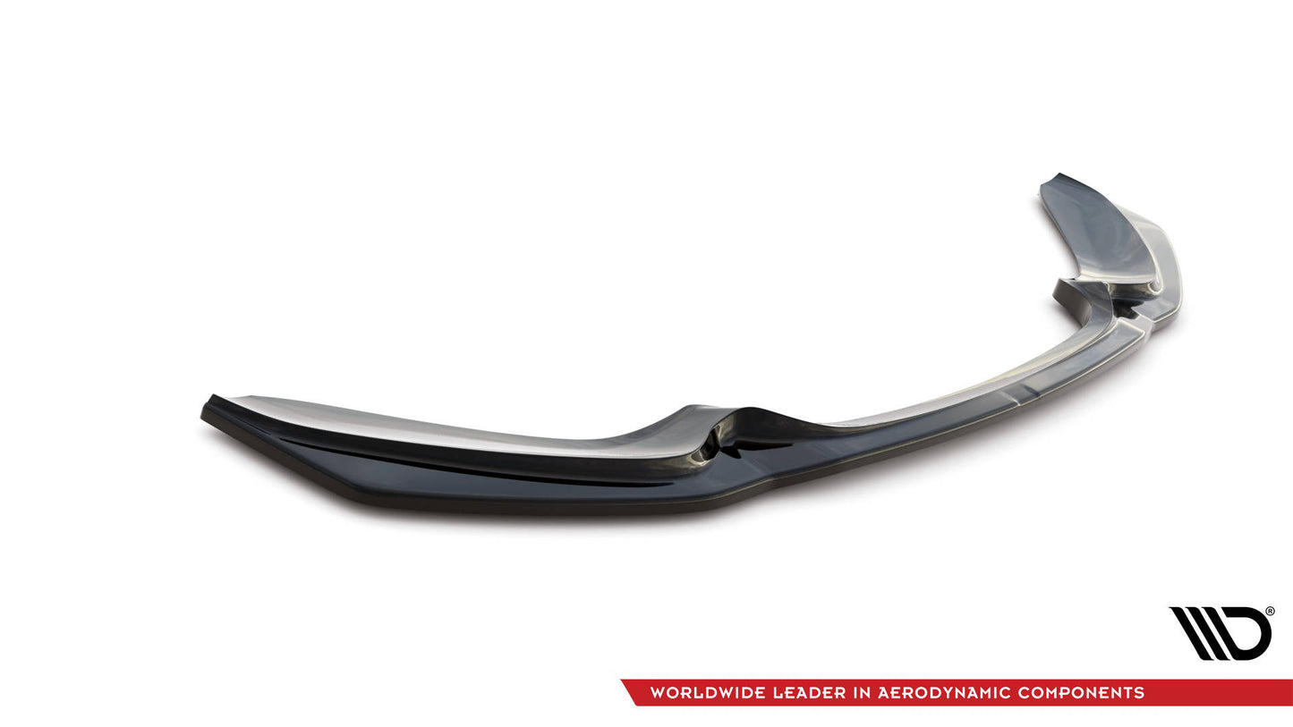 Front Ansatz V.3 für BMW 1er F20/F21 M-Power schwarz Hochglanz