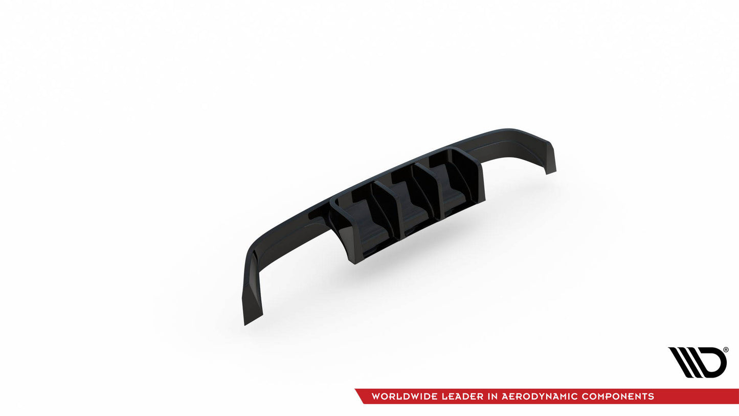 Diffusor Heck Ansatz für BMW M4 F82 schwarz Hochglanz