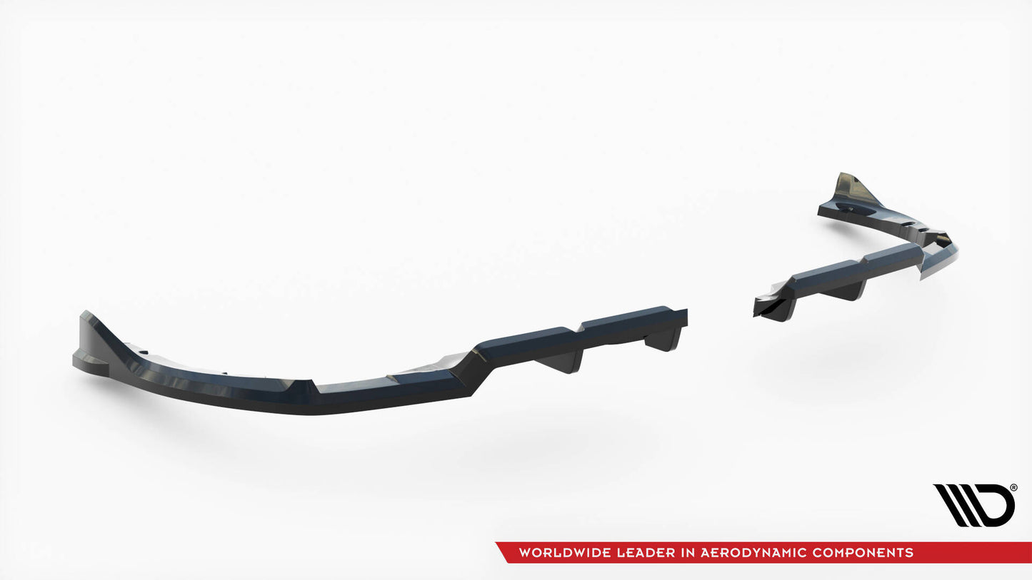 Mittlerer Cup Diffusor DTM Look Heck Ansatz für BMW XM G09 schwarz Hochglanz