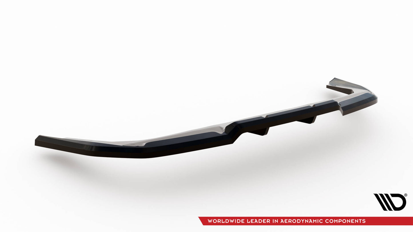 Mittlerer Cup Diffusor DTM Look Heck Ansatz für BMW X1 M-Paket U11 schwarz Hochglanz