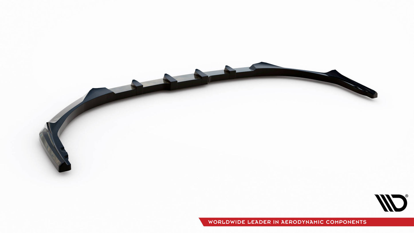 Front Ansatz V.2 für Peugeot 308 Mk3 schwarz Hochglanz