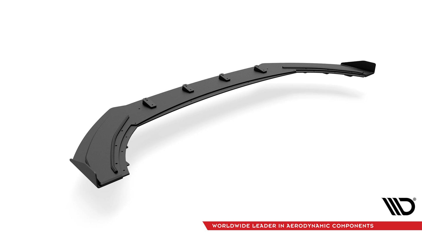 Street Pro Front Ansatz für + Flaps für Seat Leon FR Mk4 schwarz Hochglanz