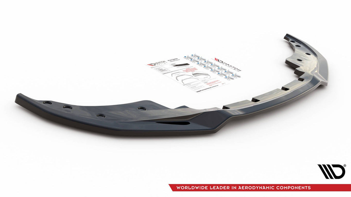 Front Ansatz V.3 für BMW 4er M-Paket / M440i G22 / G23 / G22 Facelift / G23 Facelift schwarz Hochglanz