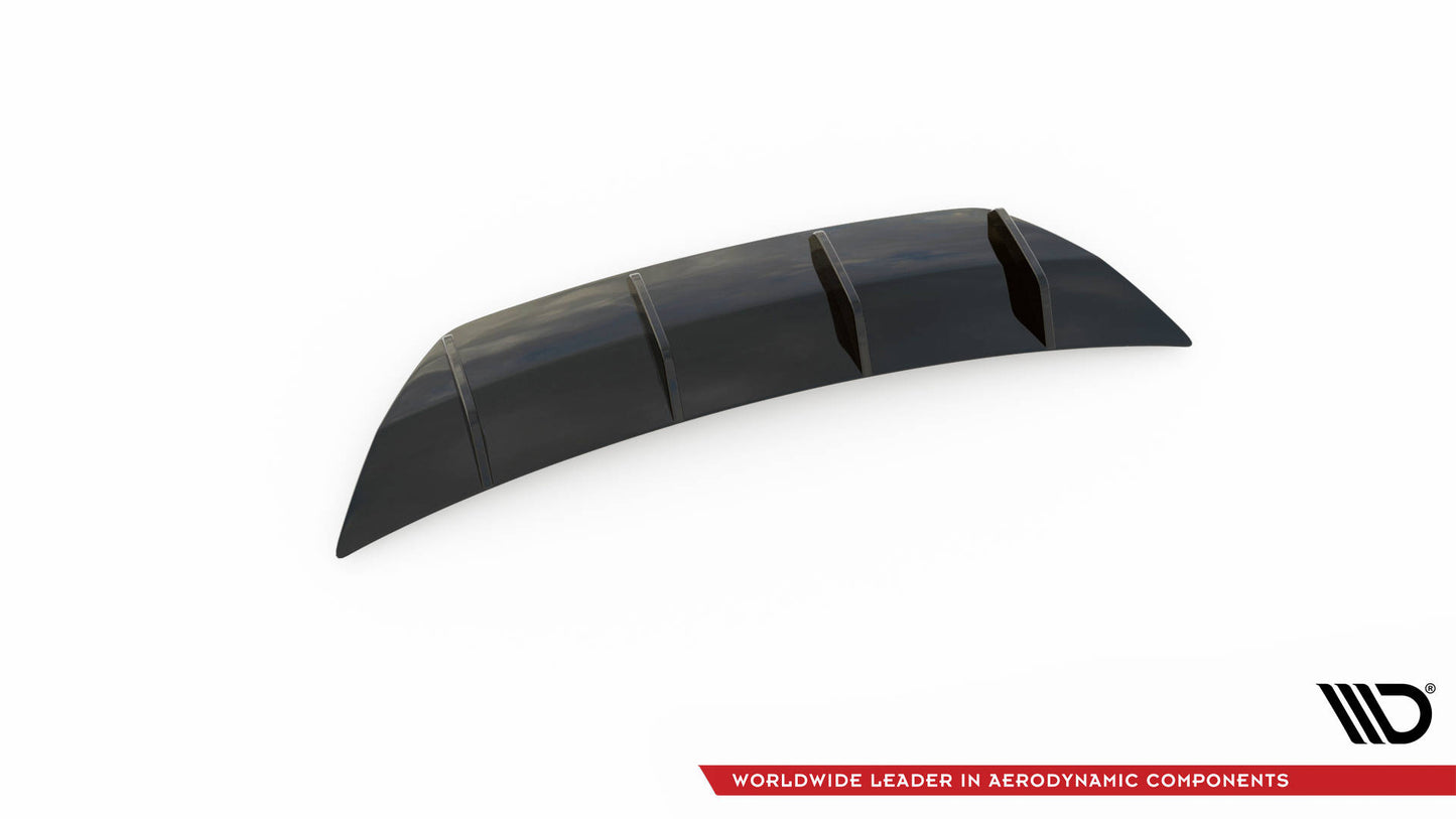 Diffusor Heck Ansatz für VW Atlas Cross Sport schwarz Hochglanz