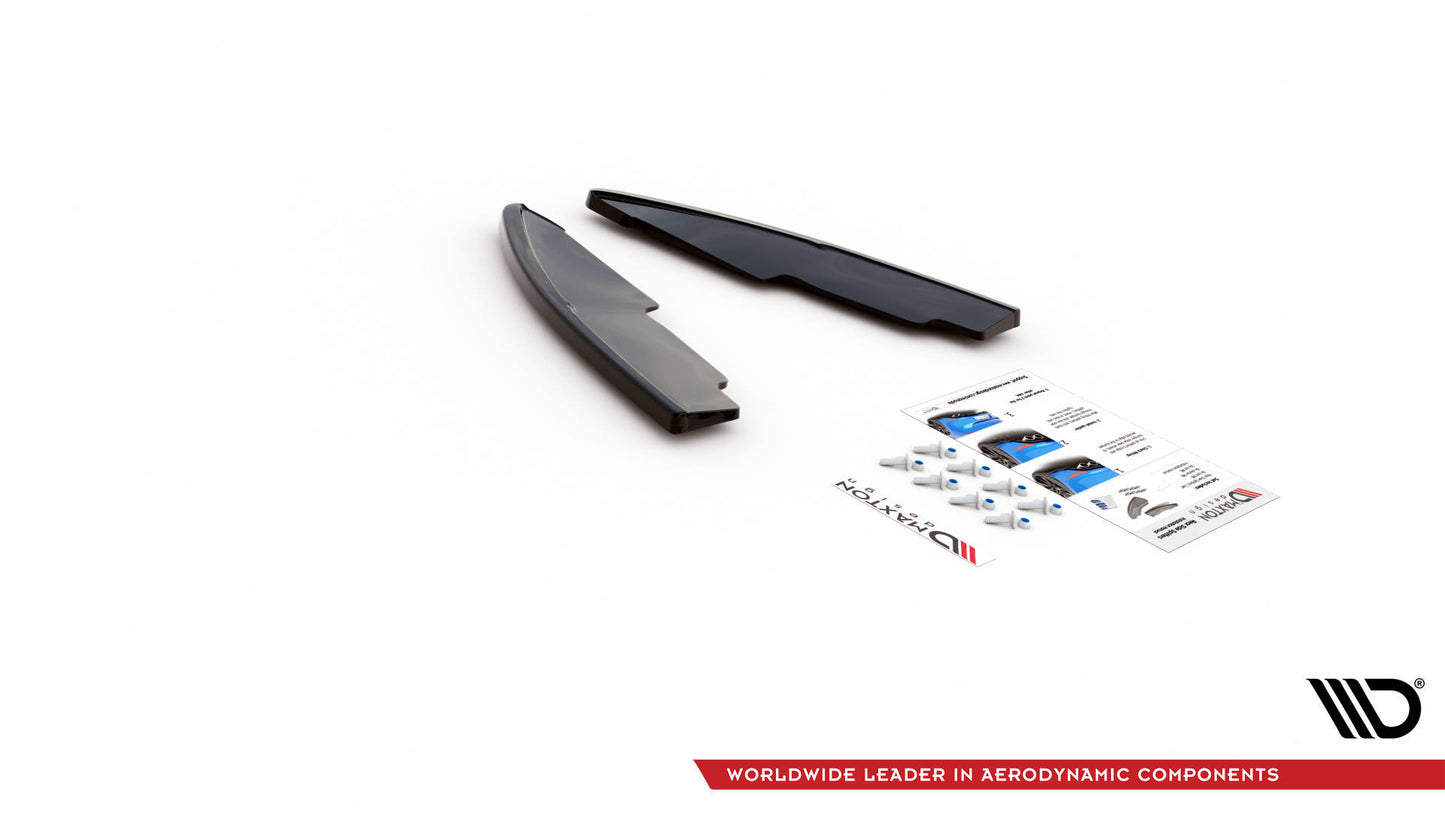 Heck Ansatz Flaps Diffusor für Ford Kuga ST-Line Mk3 Carbon Look