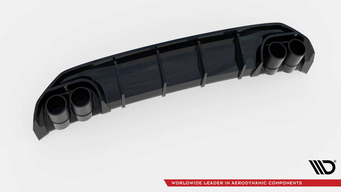 Diffusor Heck Ansatz + Endrohre für Audi A3 S-Line Limousine 8Y