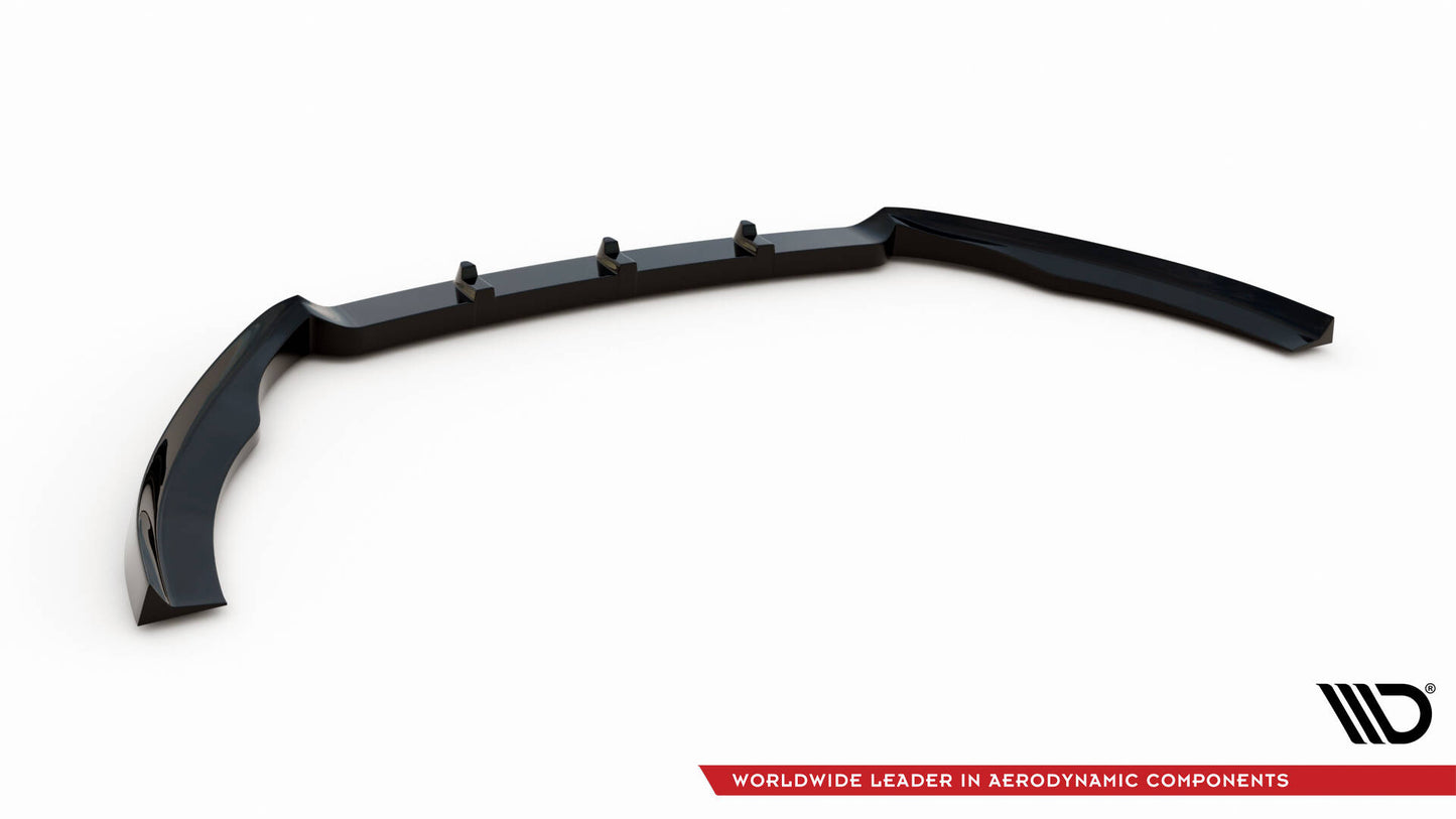 Front Ansatz V.1 für VW Passat B7 schwarz Hochglanz
