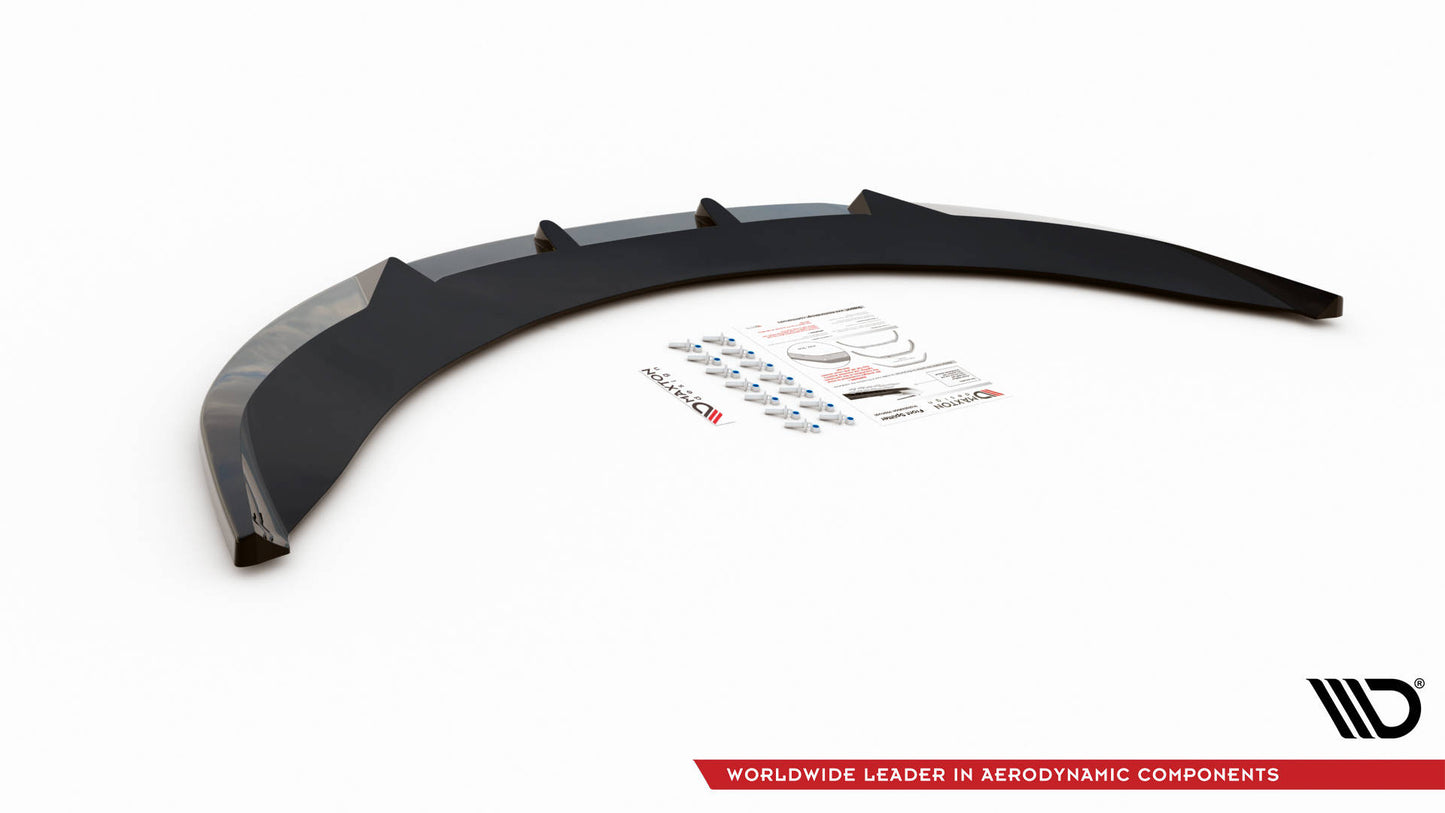 Front Ansatz V.1 für Seat Exeo schwarz matt
