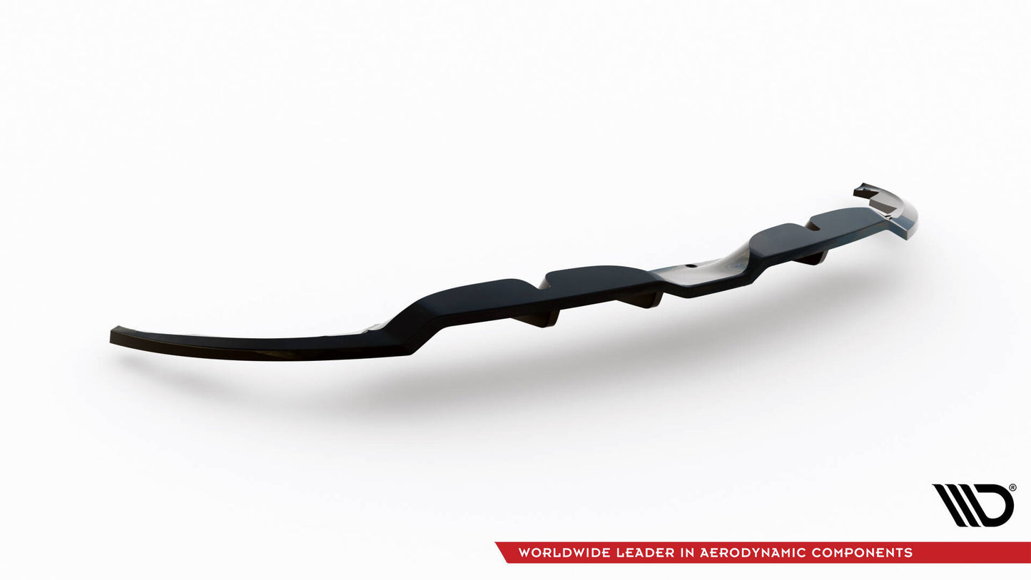 Mittlerer Cup Diffusor DTM Look Heck Ansatz für Renault Megane RS Mk3 schwarz Hochglanz