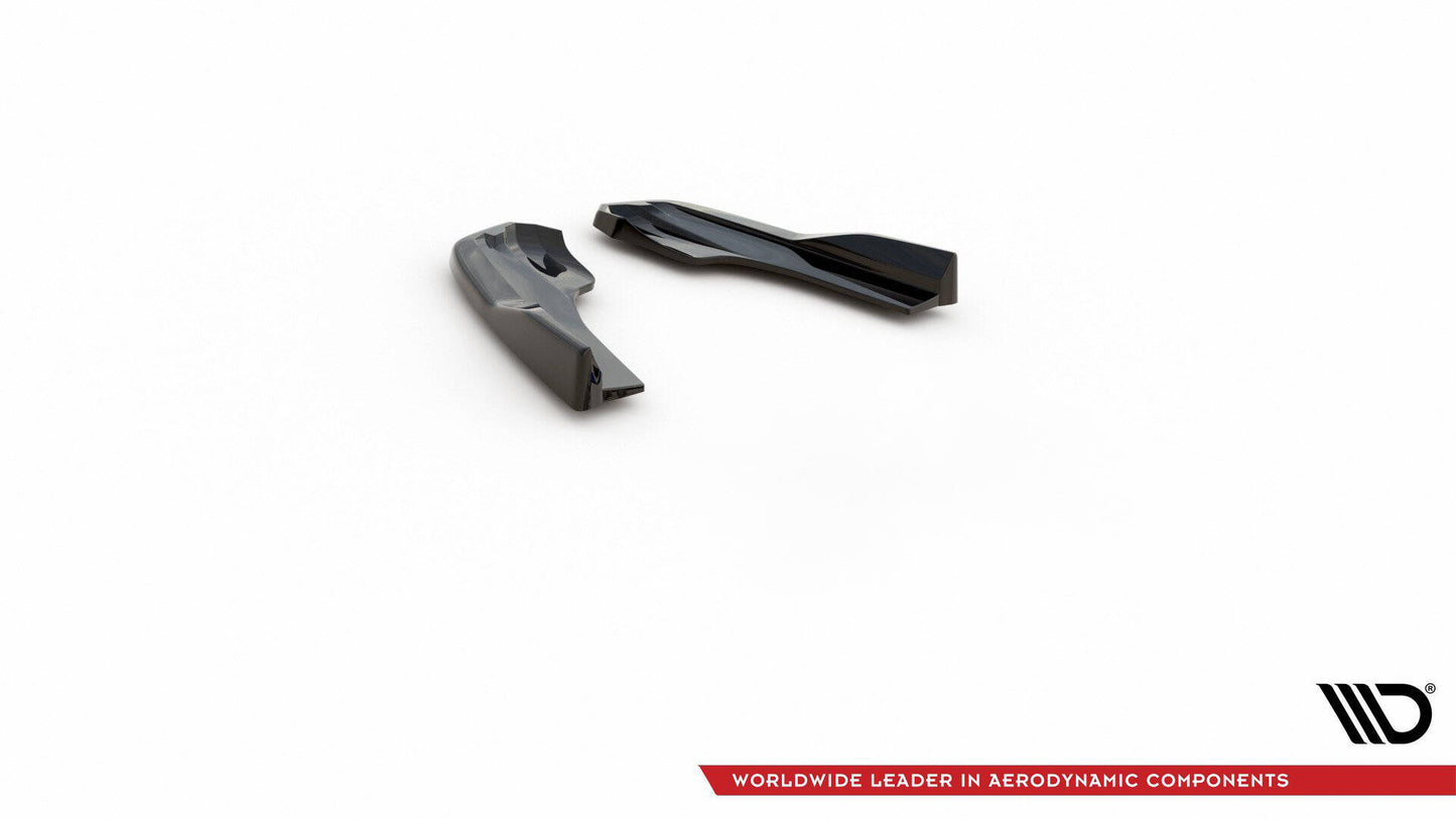 Heck Ansatz Flaps Diffusor V.3 für (Für heckansatz v.2) Ford Focus Hatchback ST Mk4 schwarz Hochglanz