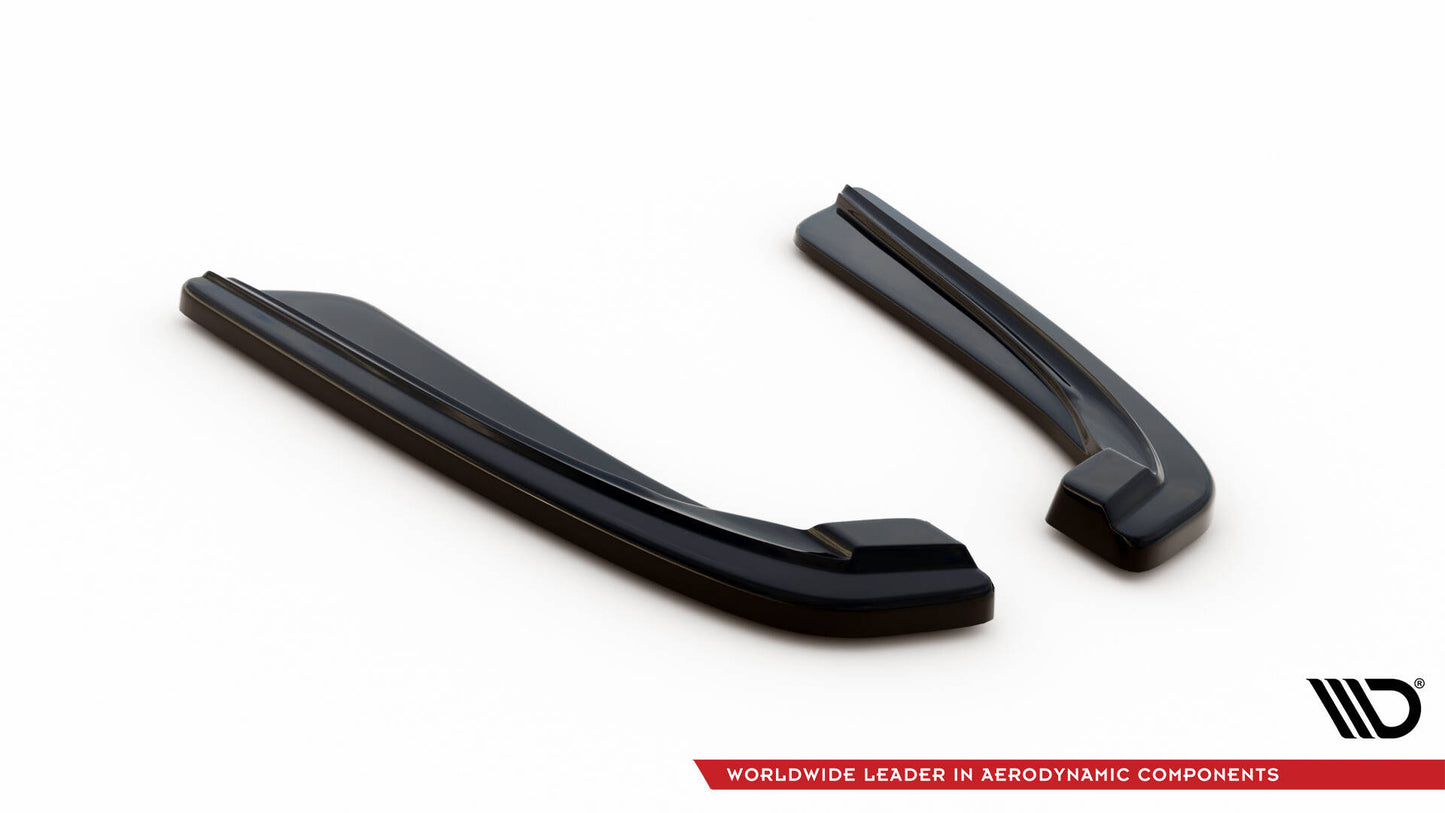 Heck Ansatz Flaps Diffusor für BMW 5er F11 M Paket (mit zwei Einzel Endstücken) schwarz Hochglanz