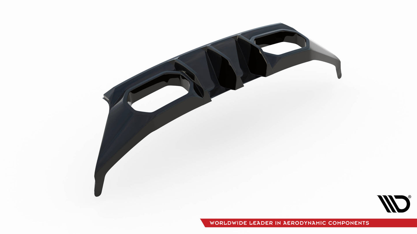 Diffusor Heck Ansatz V.2 für BMW M2 G87 schwarz Hochglanz