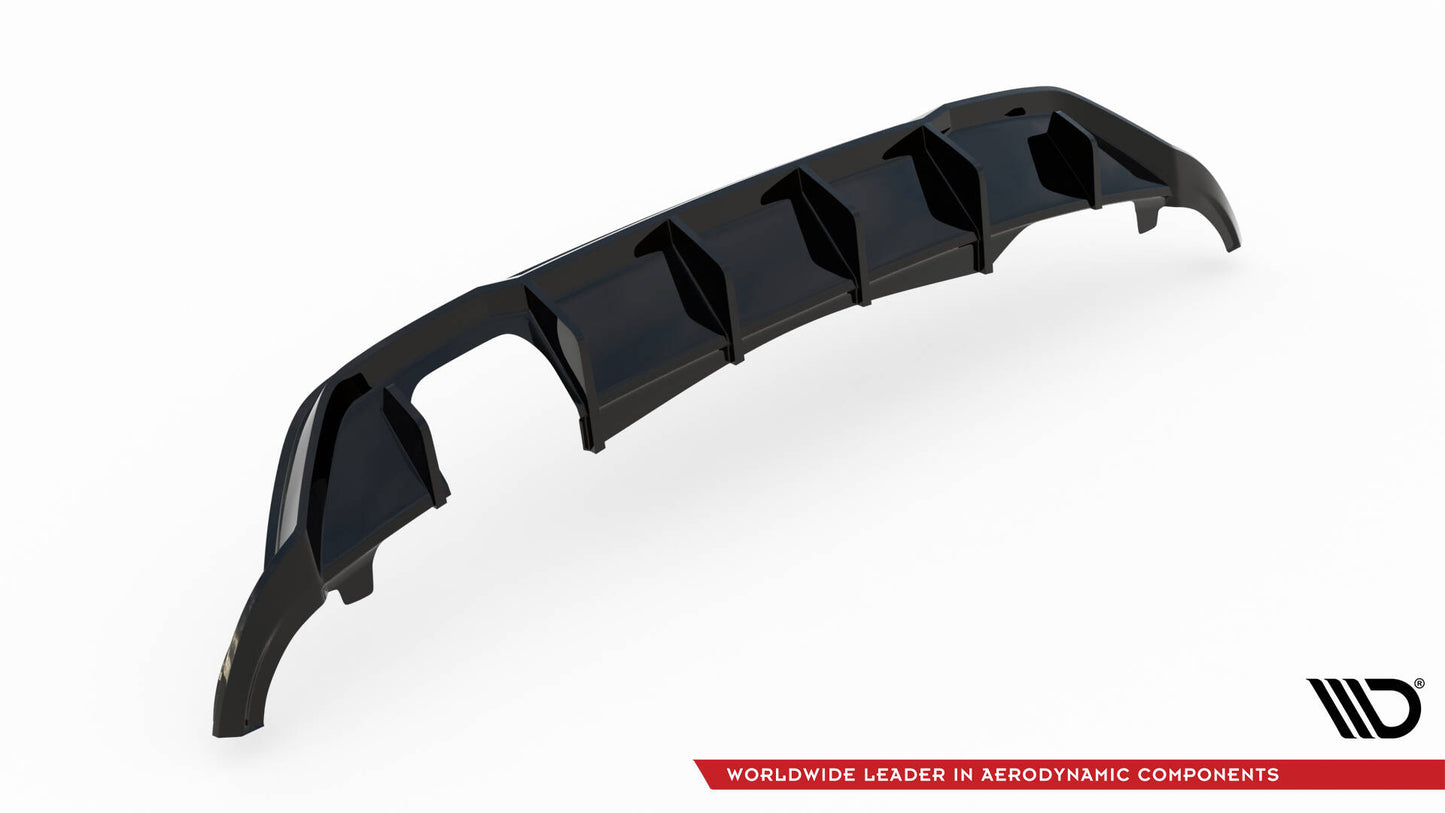 Diffusor Heck Ansatz für VW Polo GTI Mk6 Facelift