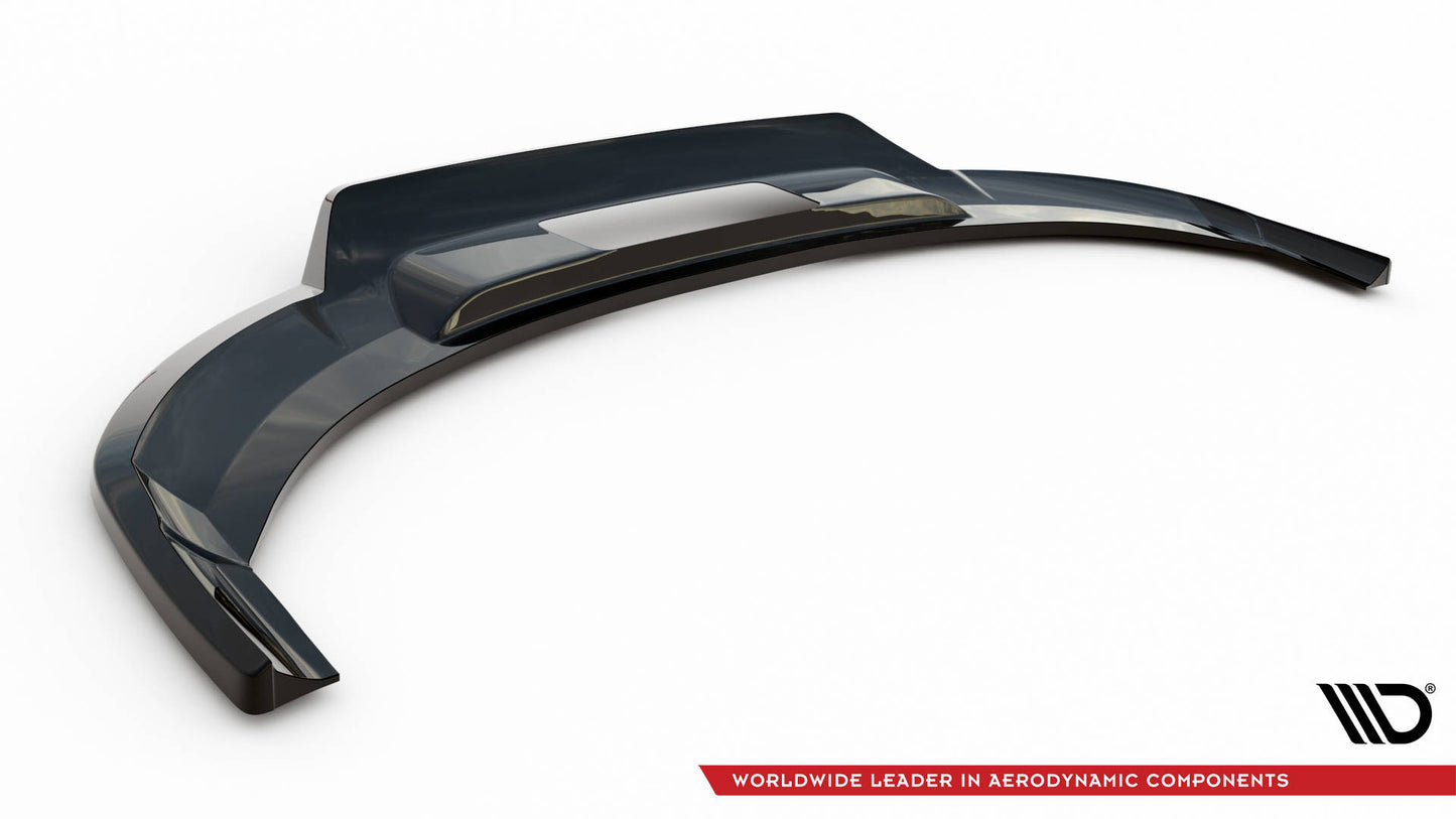 Mittlerer Cup Diffusor DTM Look Heck Ansatz für Audi e-tron schwarz Hochglanz