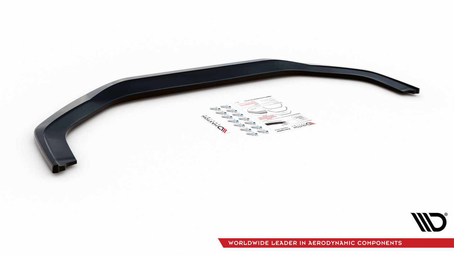 Front Ansatz V.1 für Honda Civic Mk9 schwarz Hochglanz