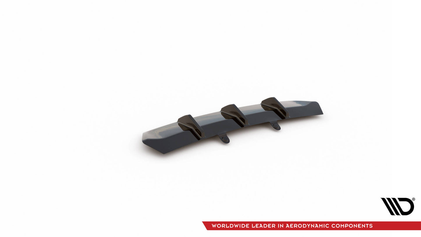 Diffusor Heck Ansatz für Renault Talisman schwarz Hochglanz