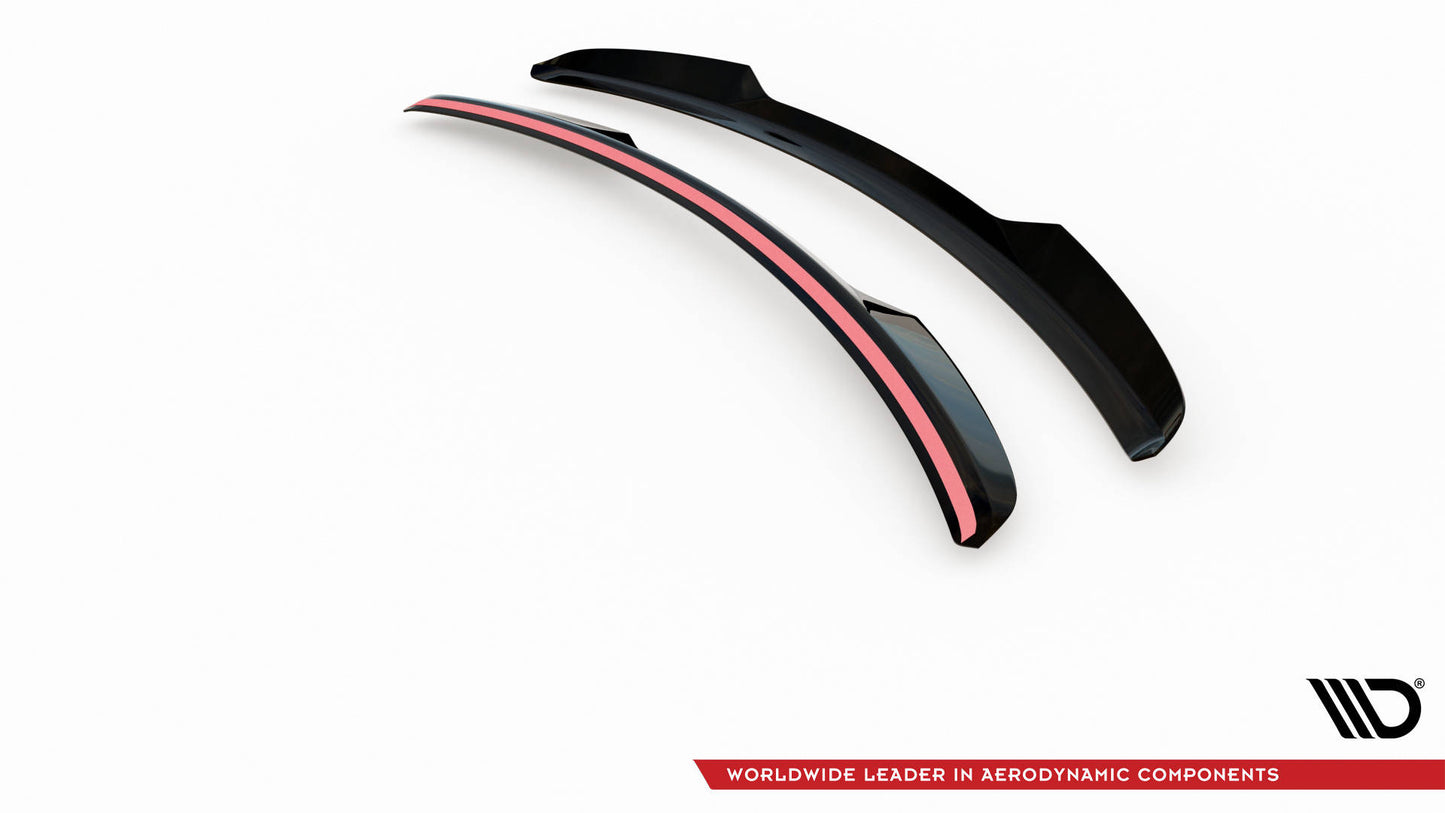 Spoiler CAP für Nissan GTR R35 Facelift schwarz Hochglanz