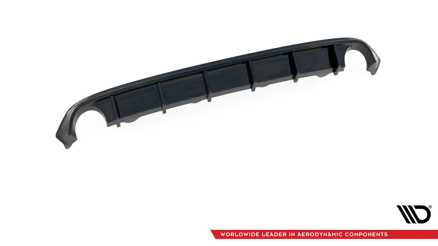 Diffusor Heck Ansatz für BMW 3er G20 / G21 schwarz Hochglanz