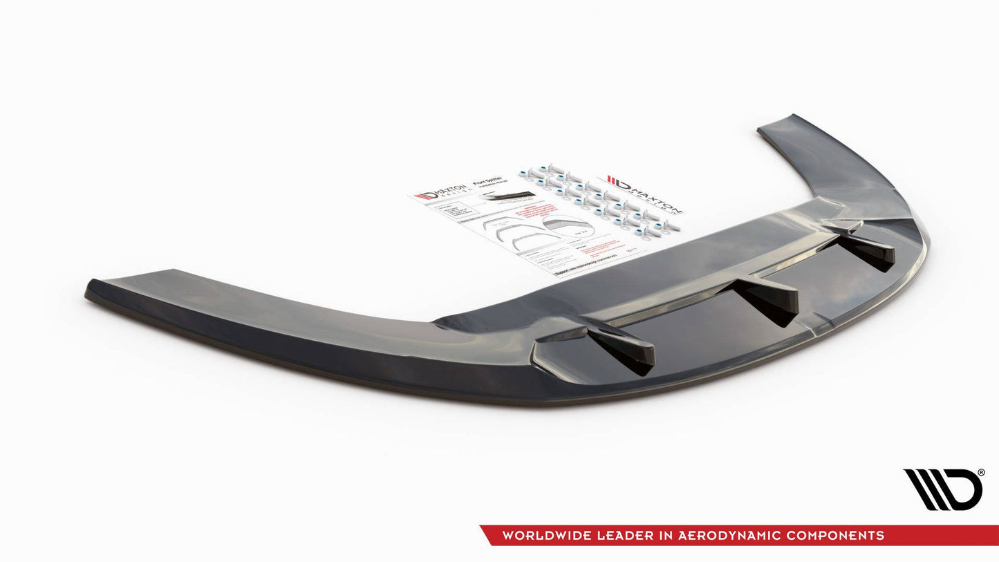 Frontdiffusor Abarth Punto Evo schwarz Hochglanz