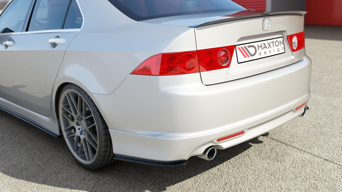 Spoiler CAP für HONDA ACCORD VII TYPE-S schwarz Hochglanz