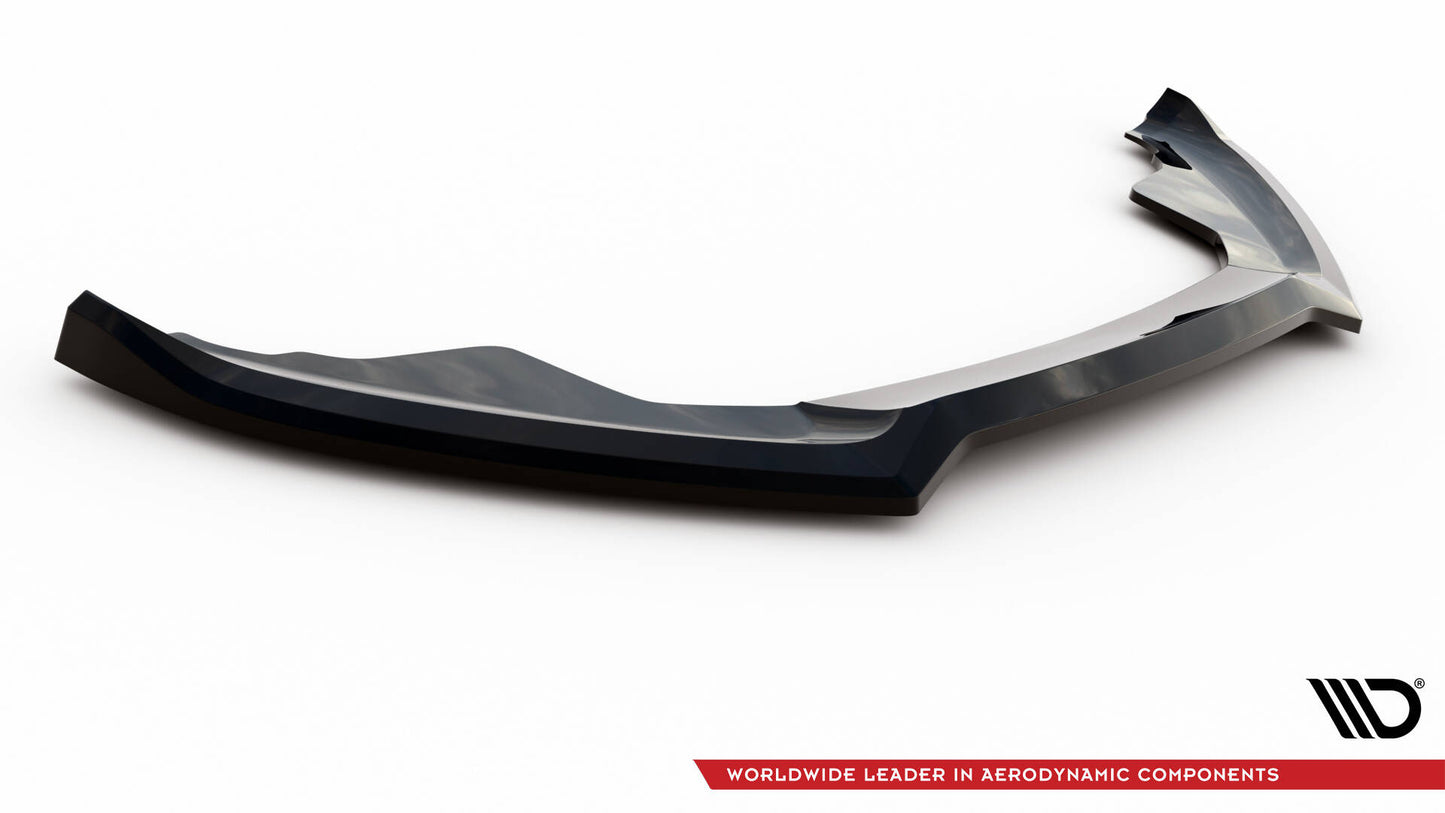 Front Ansatz V.3 für Audi S5 / A5 S-Line 8T schwarz Hochglanz