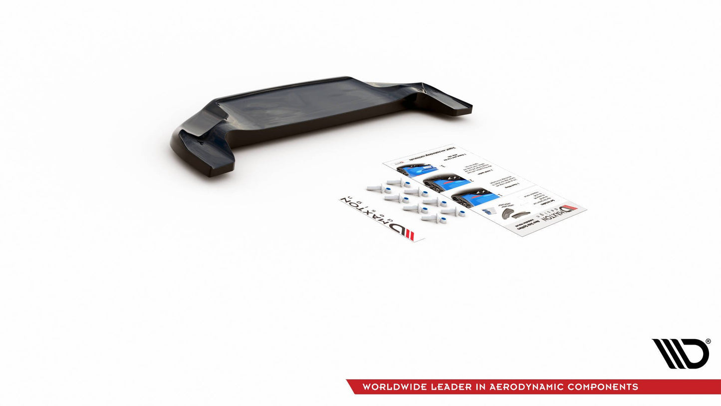 Heckansatz Abarth 124 Spider schwarz Hochglanz