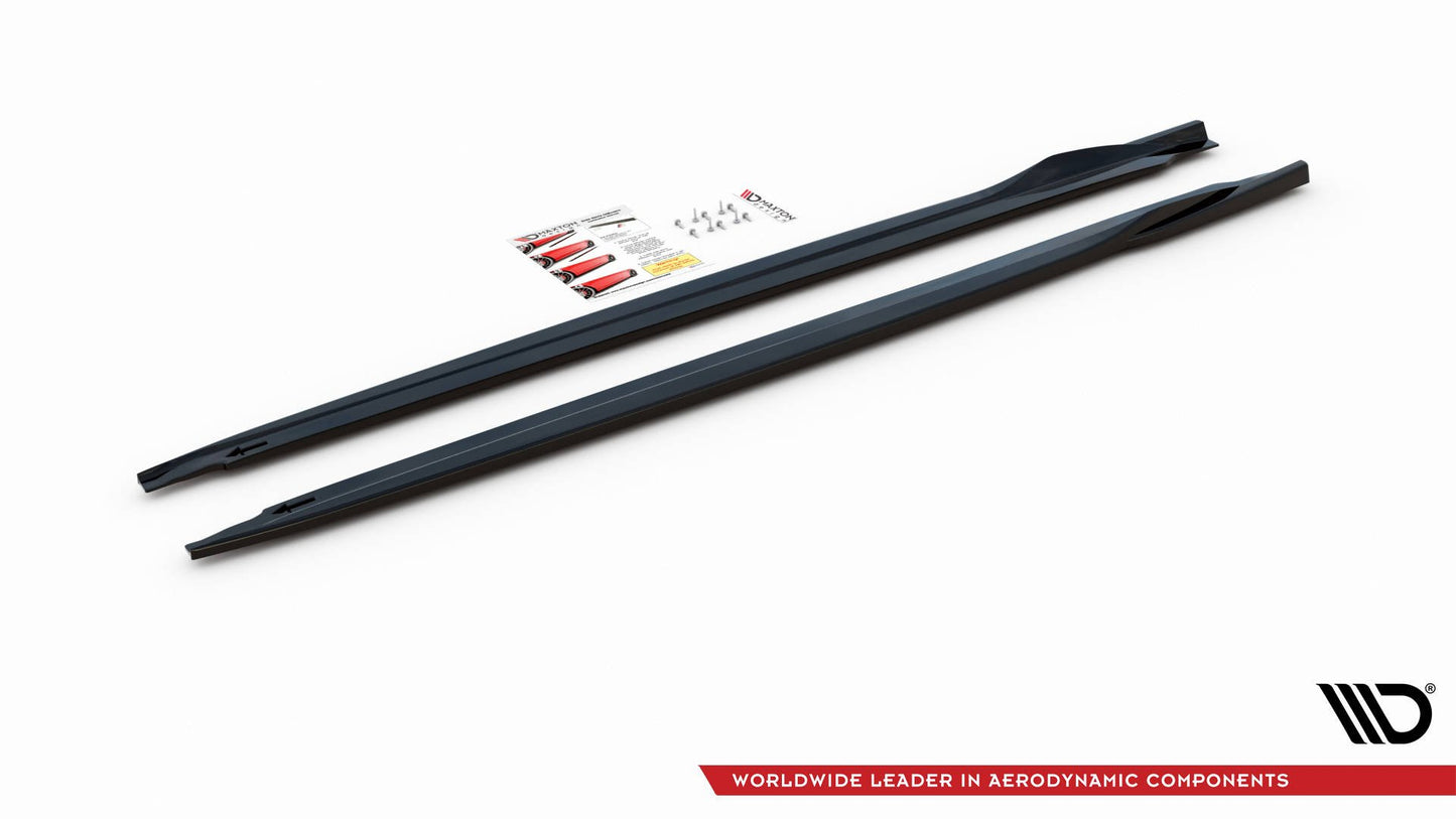 Seitenschweller Ansatz für VW Up GTI schwarz Hochglanz