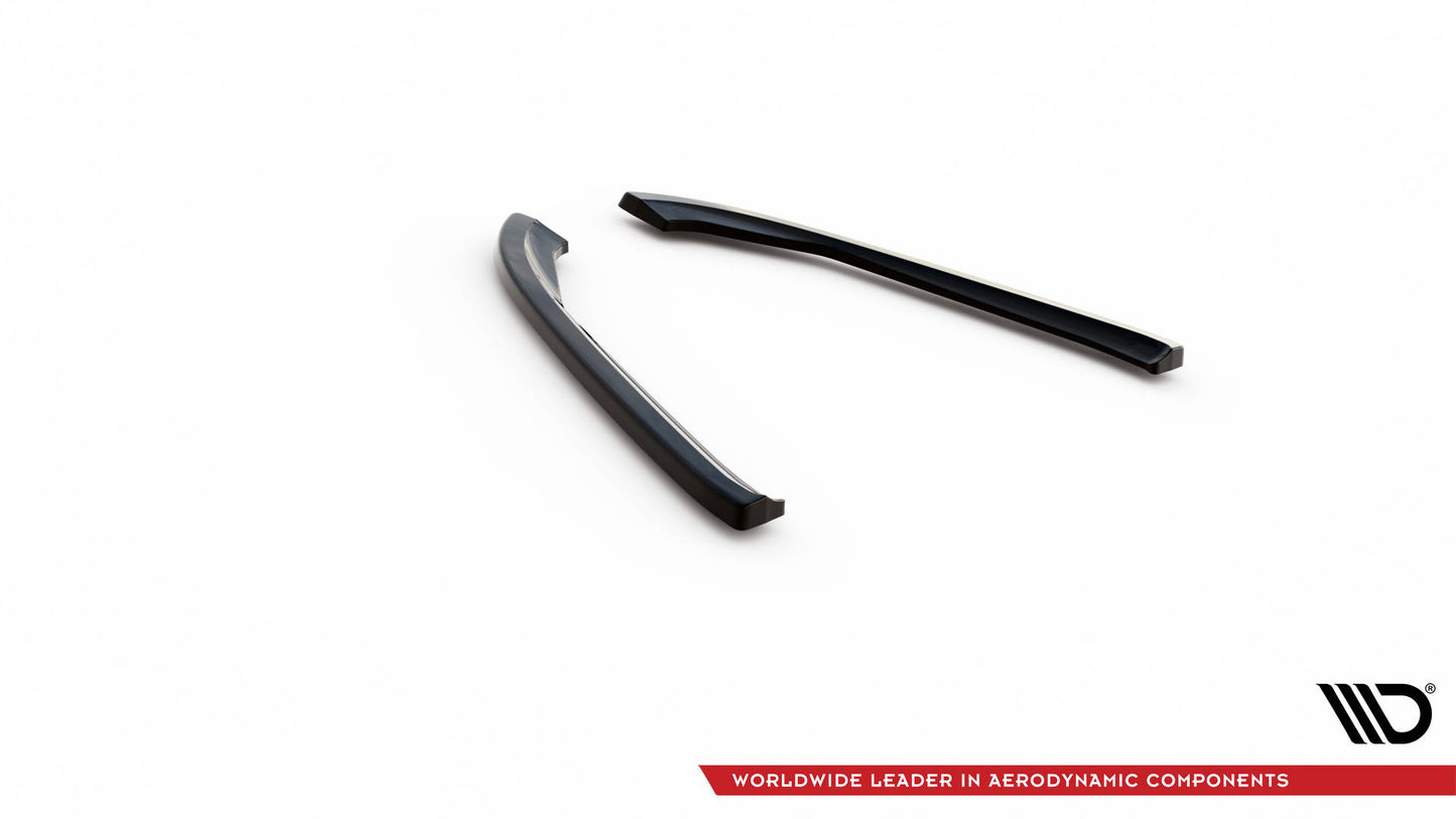 Heck Ansatz Flaps Diffusor für Porsche 911 Carrera / Carrera GTS 997 Facelift schwarz Hochglanz