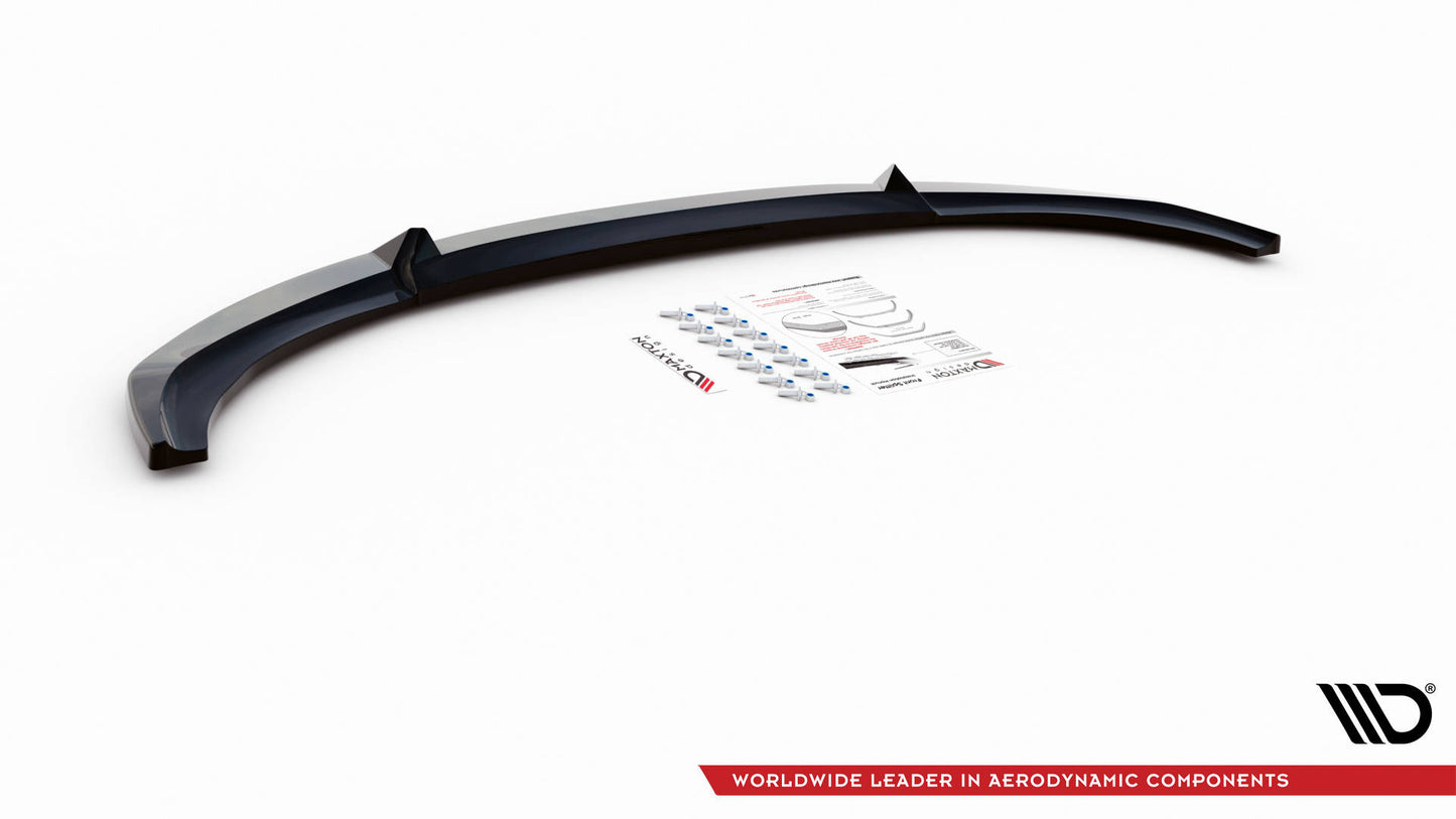 Front Ansatz V.2 für BMW 1er F20 schwarz Hochglanz