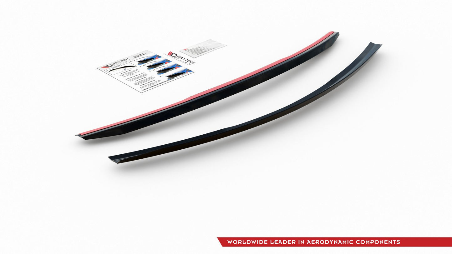Spoiler CAP für Mercedes A35 AMG Hatchback W177 schwarz Hochglanz