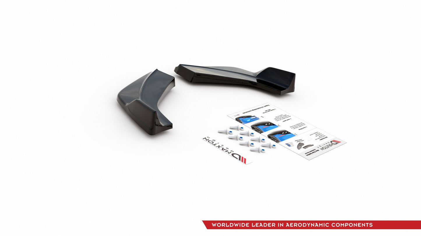 Heck Ansatz Flaps Diffusor V.3 für Hyundai I30 N Mk3 Hatchback schwarz Hochglanz