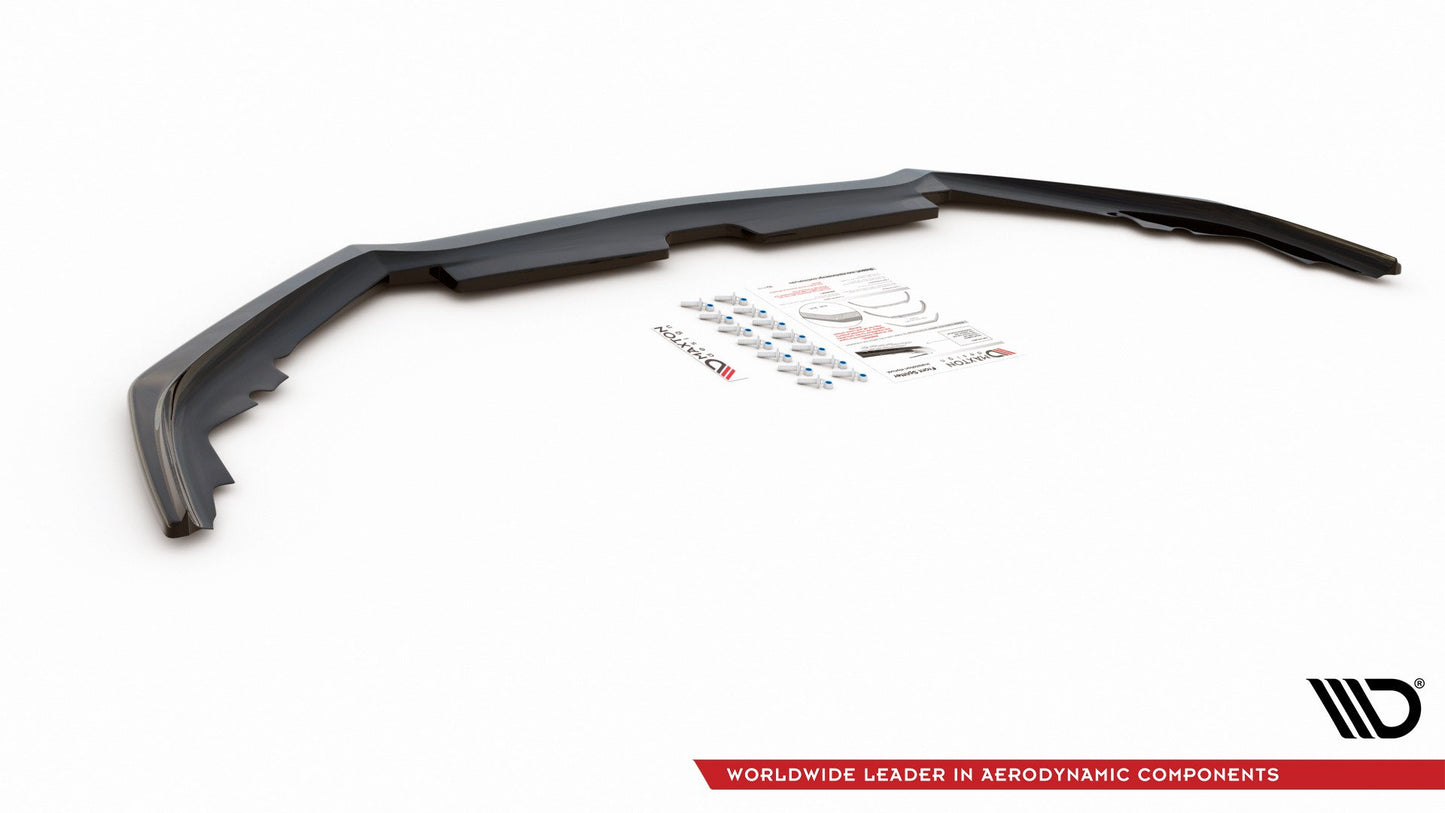 Front Ansatz für Honda Accord VIII (CU Series) Facelift schwarz Hochglanz
