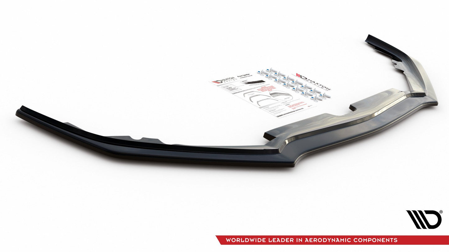 Front Ansatz für Honda Accord VIII (CU Series) Facelift schwarz Hochglanz