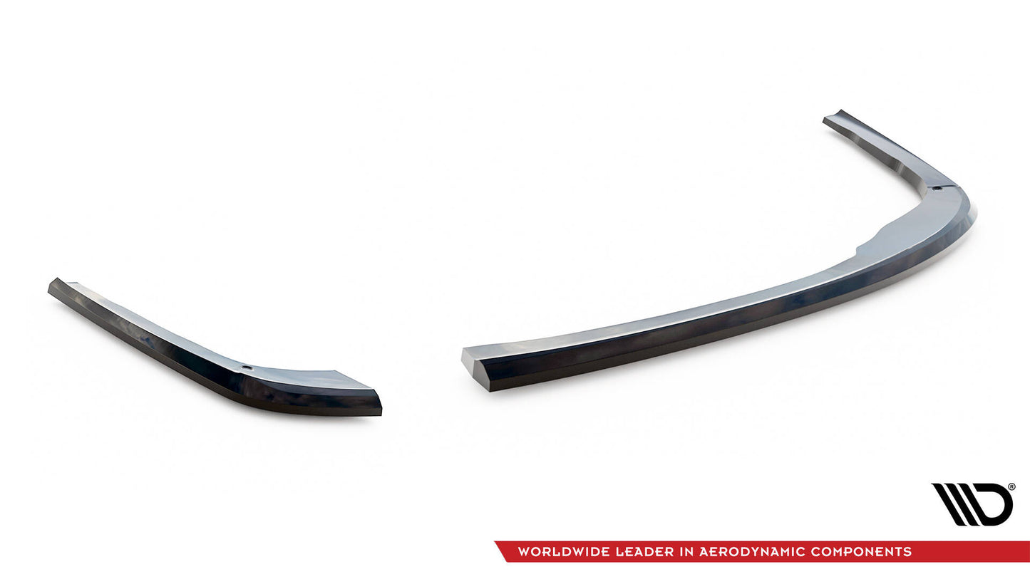 Heck Ansatz Flaps Diffusor V.1 für BMW 3er GT M-Paket F34 schwarz Hochglanz