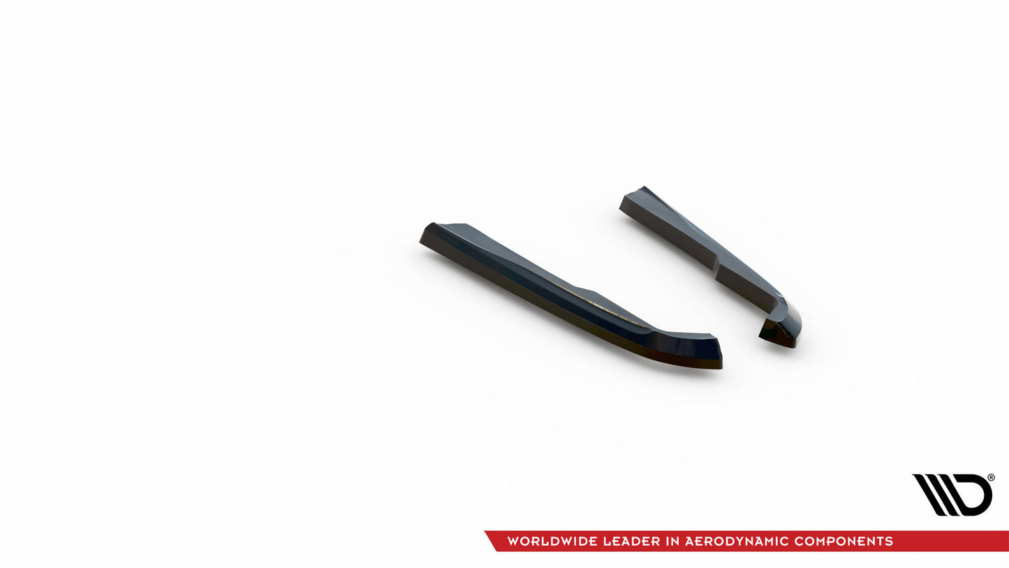Heck Ansatz Flaps Diffusor für BMW M340i G20 / G21 Facelift schwarz Hochglanz