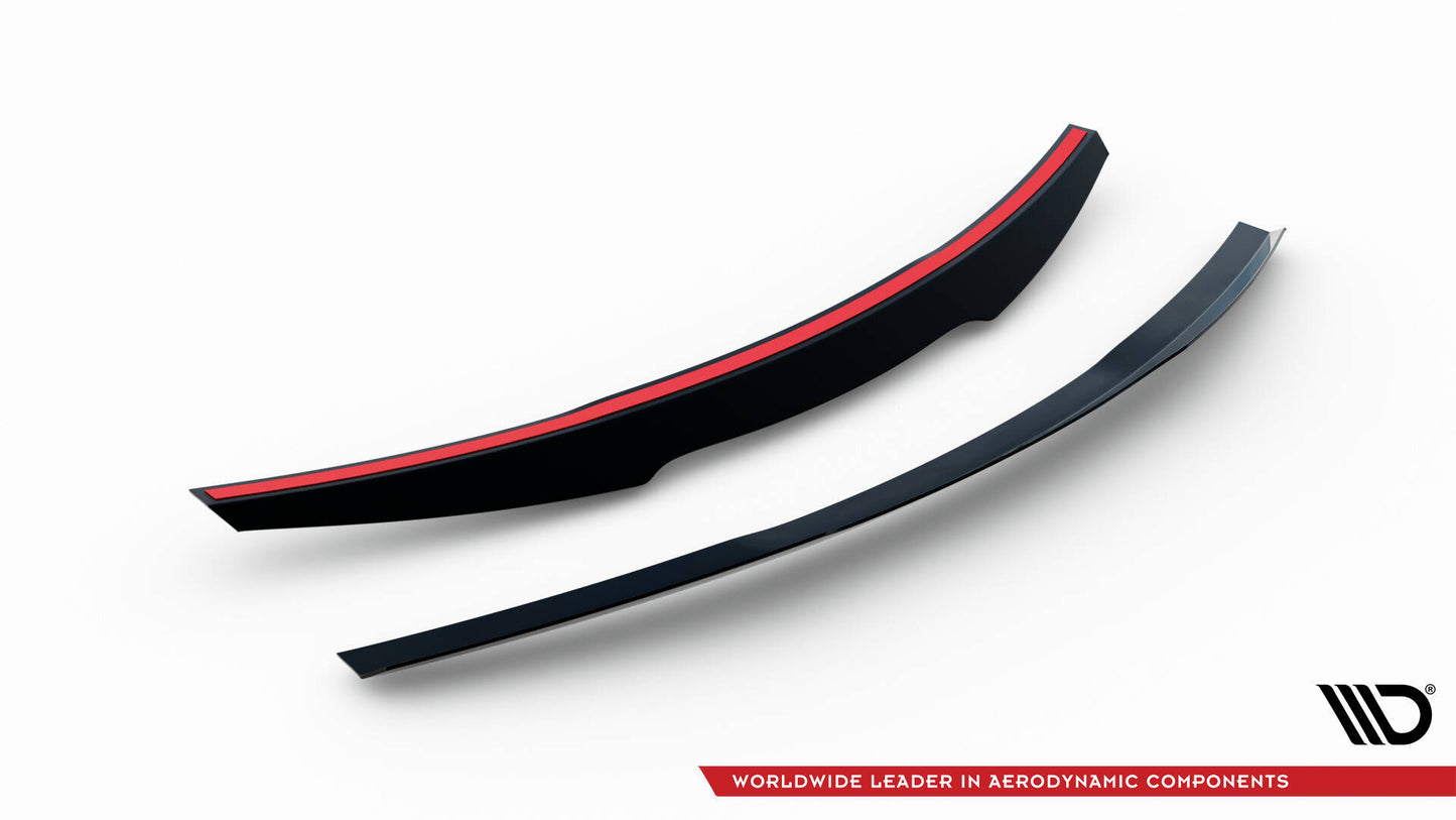 Spoiler CAP für Mercedes A W176 AMG Facelift schwarz Hochglanz