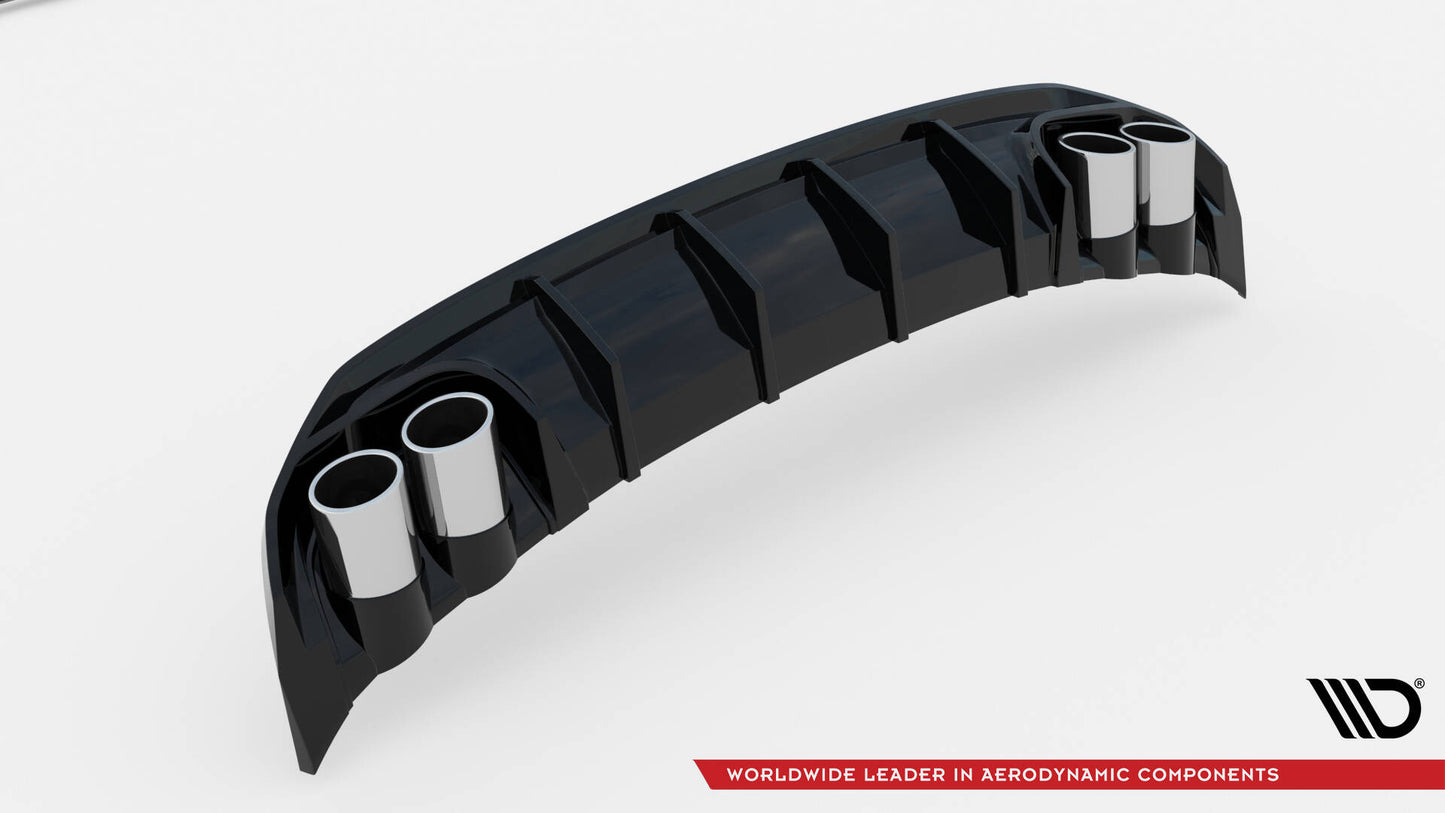 Diffusor Heck Ansatz + Endrohre für Audi A3 S-Line Limousine 8Y