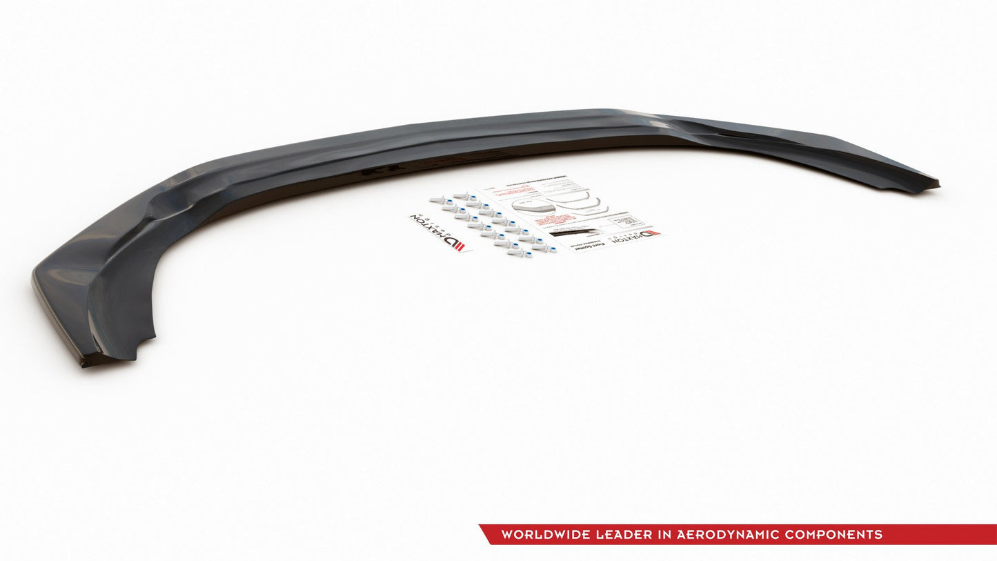 Front Ansatz V.1 für Mercedes A35 AMG Aero W177 schwarz Hochglanz