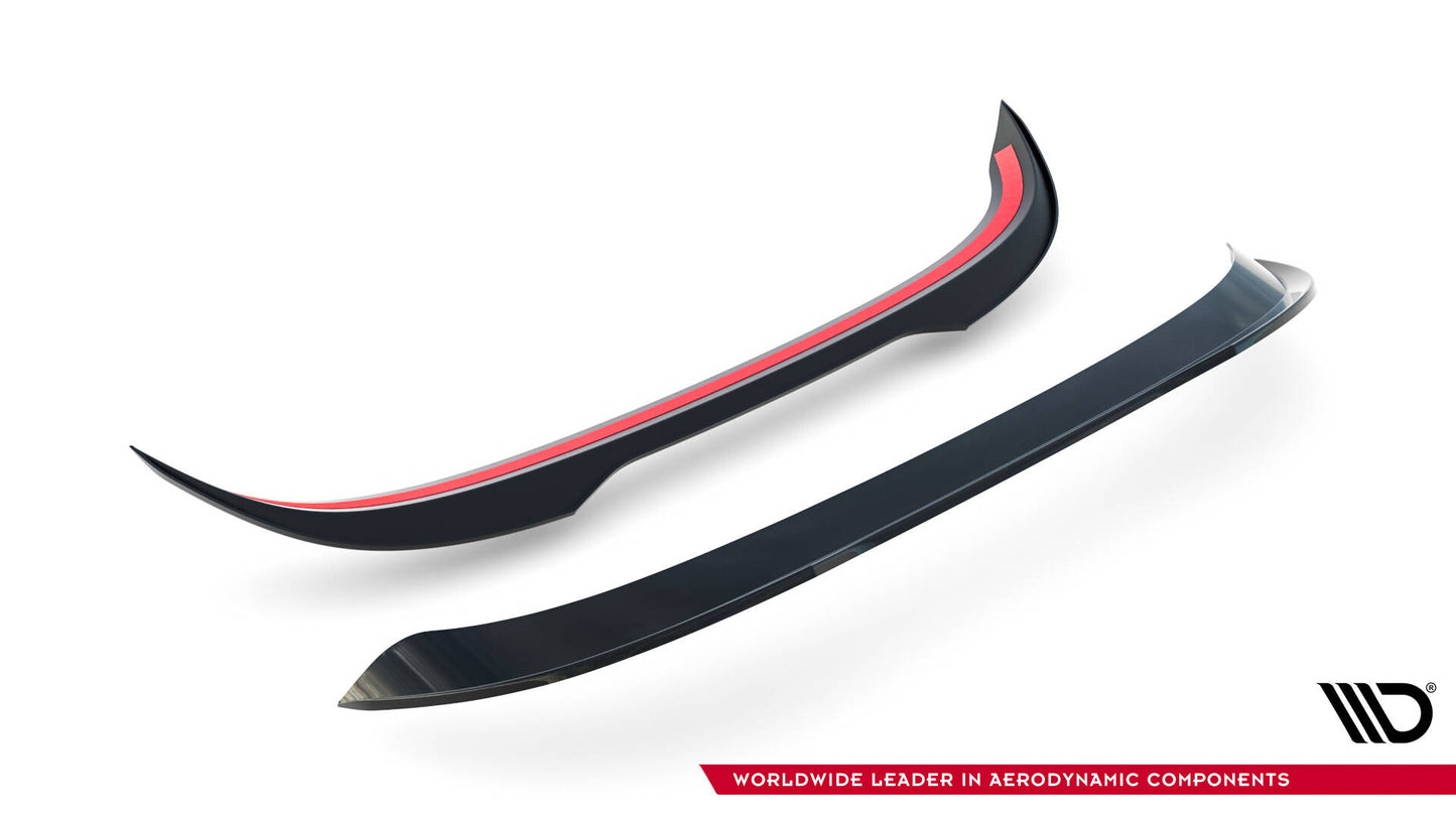 Spoiler CAP für VW Golf GTI Clubsport Mk8 Facelift schwarz Hochglanz
